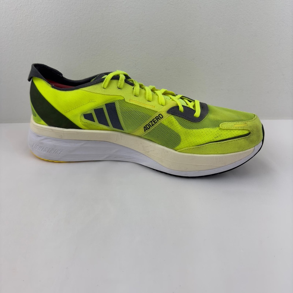 Adidas Boston 11 Men's Yellow Running Shoes - Picture 5 of 8